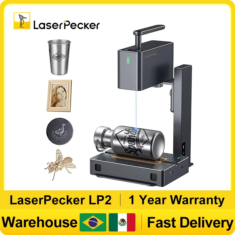 Fiber Laser Marking Machine 30W - LASERPECKER Incisore laser portatile Potente macchina