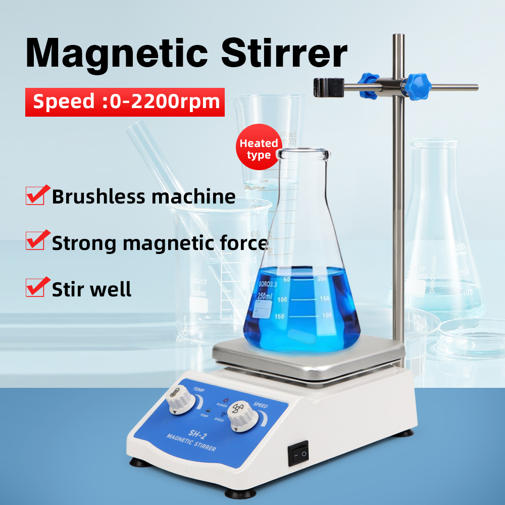 Lab Magnetic Stirrer Hot Plate - SH-2 Agitatore magnetico riscaldante Miscelatore da