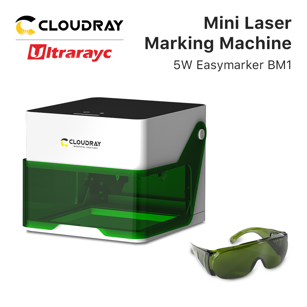 Fiber Laser Marking Machine 30W - Cloudray 5000mw CNC Mini Incisore Laser