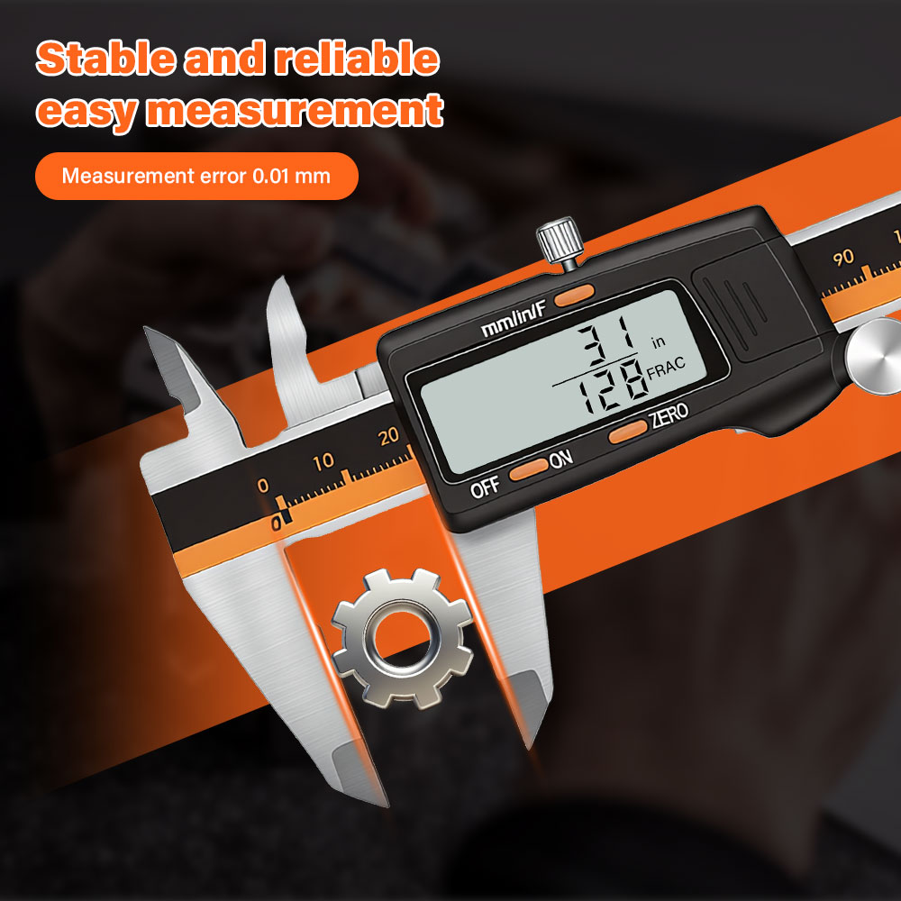 Digital Caliper 150Mm Stainless Steel - Calibro Digitale in Acciaio Inox Nauwkeuriger
