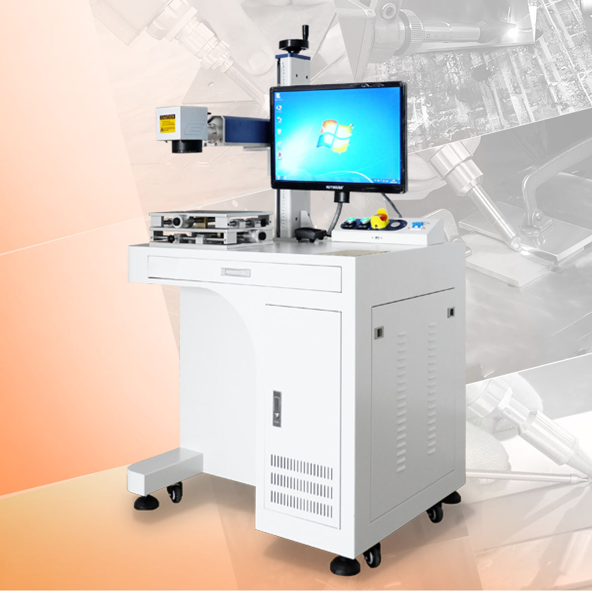 30W 50W 100W 3D Raycus Jpt Mop - Fiber Laser Marking Machine 30W recensione e prezzo
