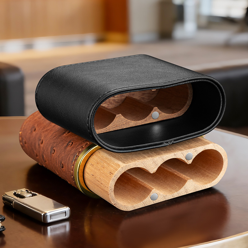 Astuccio per Sigari in Pelle ﻿ - Packaging recensione e prezzo