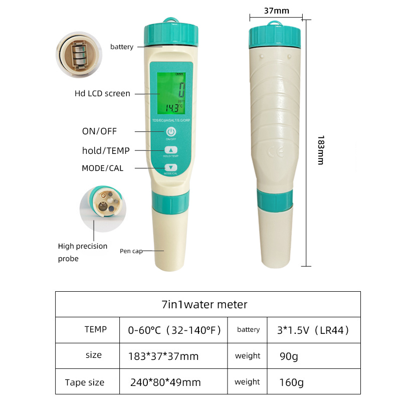 Nuovissimo Tester Digitale 7 i - Ph Meter Digital Water Tester recensione e prezzo
