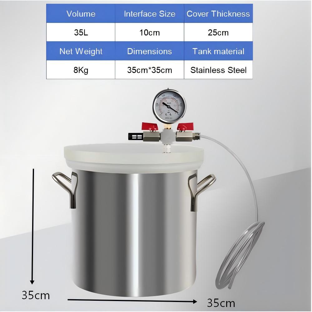 Camera a Vuoto in Acciaio Inos - Vacuum Chamber Kit With Pump recensione e prezzo
