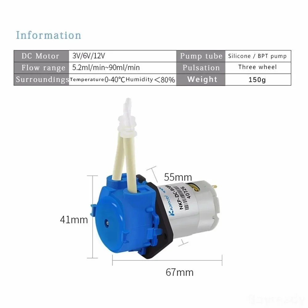DC 12V 24V Pompa dosatrice Pom - Mini Peristaltic Pump 12V recensione e prezzo