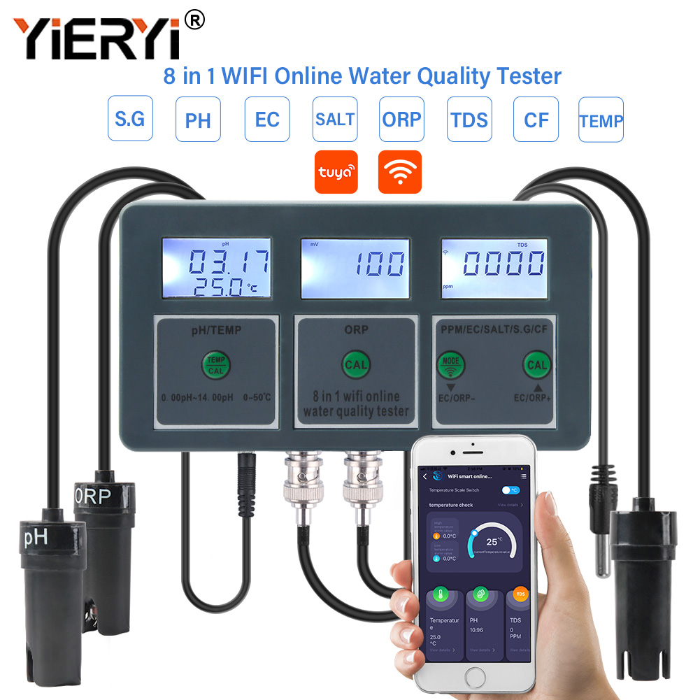 Yieryi WiFi Tuya Smart PH ORP  - Ph Meter Digital Water Tester recensione e prezzo